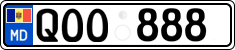 License plate of Moldova, Cars (2015)