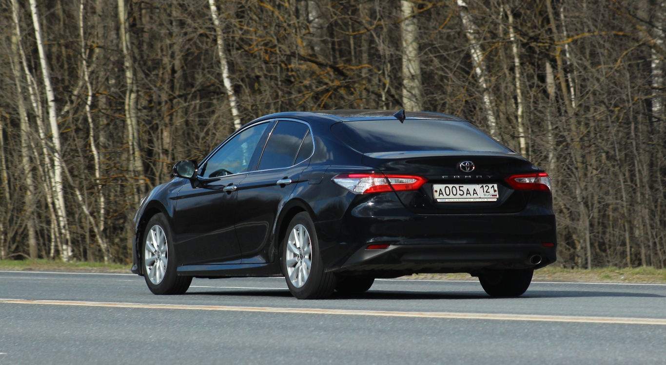 а 005 аа 121, Toyota Camry 8th gen (XV70), 2017–