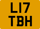 License plate of the United Kingdom, 1983 year system