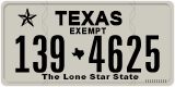 Texas, Exempt (123-4567)