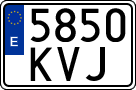 License plates of Spain, Ordinary (2000)