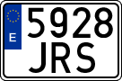 License plates of Spain, Ordinary (2000)