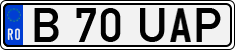 License plate of Romania, Regular plates