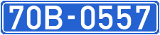 License plate of Vietnam, Government and public administrations