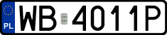 License plates of Poland, Regular car plates