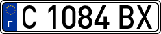 License plates of Spain, 1971 year series