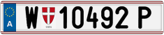 License plate of Austria, Regular plates