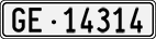 License plate of Switzerland, Cars