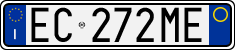 License plate of Italy, Cars (1994 year series)