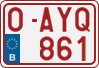 License plate of Belgium, Regular plates (2010)