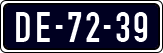 License plate of the Netherlands, Imported oldtimers (cars)