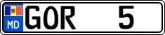 License plate of Moldova, Cars (2015)