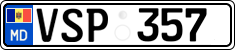 License plate of Moldova, Cars (2015)