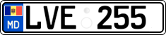 License plate of Moldova, Cars (2015)