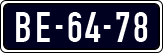 License plate of the Netherlands, Imported oldtimers (commercial vehicles)