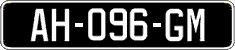 French license plate, SIV (oldtimers)
