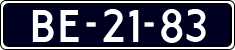 License plate of the Netherlands, Imported oldtimers (commercial vehicles)
