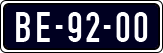 License plate of the Netherlands, Imported oldtimers (commercial vehicles)