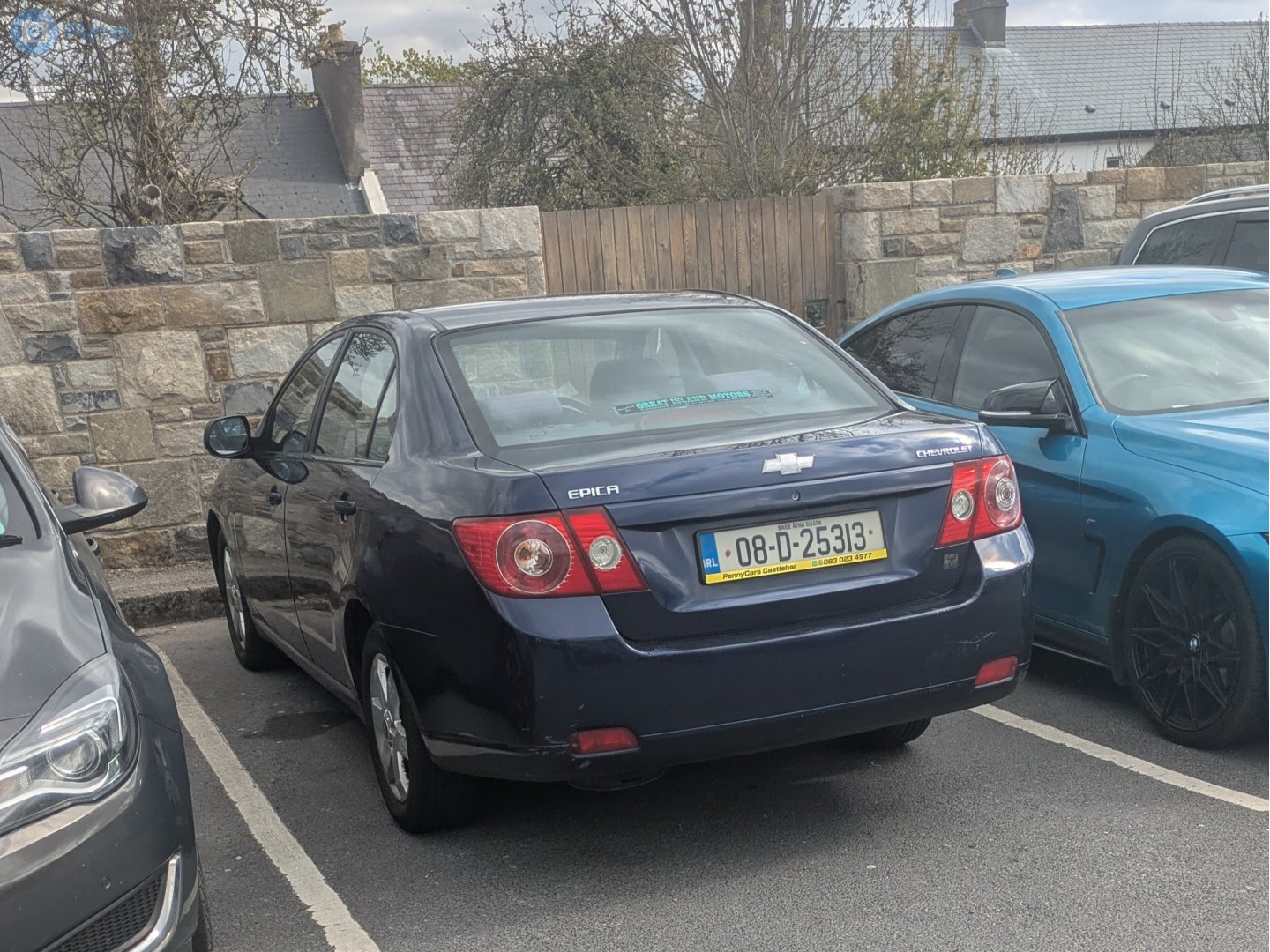 08-D-25313, Chevrolet Epica 2nd gen (V250), 2006–2012 (–2014 for CN-market)