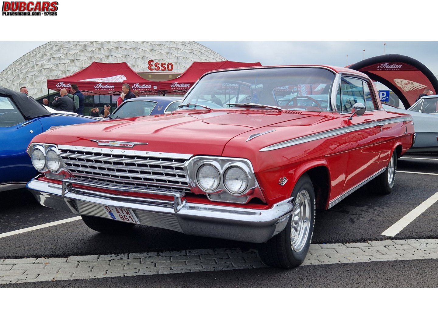O-AYQ-861, Chevrolet Impala 3rd gen 1962 2-door Hardtop (1747/1847; B-body), 1st facelift, 1961–1962