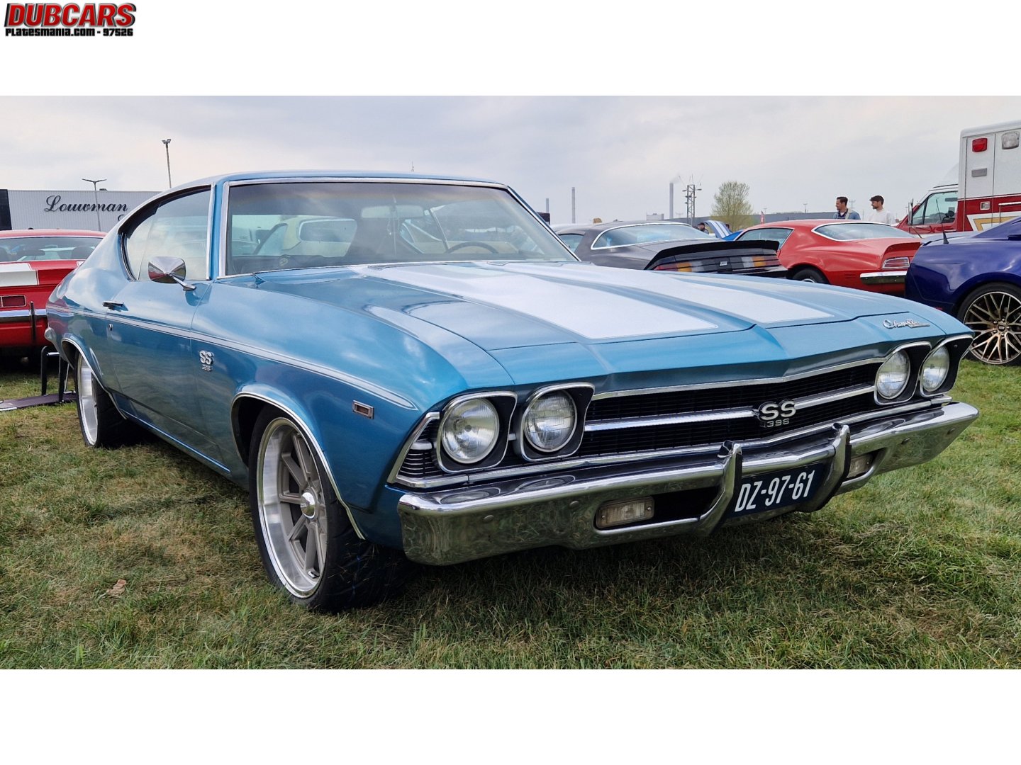 DZ-97-61, Chevrolet Chevelle 2nd gen 1969 2-door Coupé (11; A-body), 1st facelift, 1968–1969