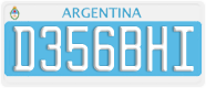 License plate of Argentina, Diplomatic