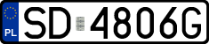 License plates of Poland, Regular car plates