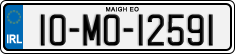 License plate of Ireland, Regular plates