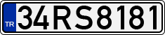 License plate of Turkey, Regular plates