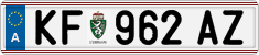 License plate of Austria, Regular plates