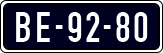 License plate of the Netherlands, Imported oldtimers (commercial vehicles)
