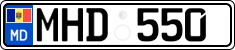 License plate of Moldova, Cars (2015)