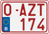 License plate of Belgium, Regular plates (2010)