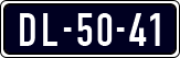 License plate of the Netherlands, Imported oldtimers (cars)