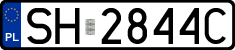 License plates of Poland, Regular car plates