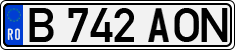 License plate of Romania, Regular plates