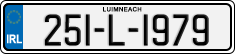 License plate of Ireland, Regular plates