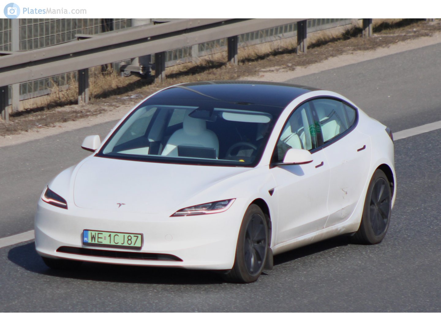 WE 1CJ87, Tesla Model 3 1st gen (5YJ3), facelift, 2023–