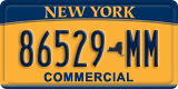 New York, Specialty plates (12345-AB)