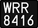 License plates of Poland, 1976 year system