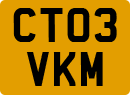 License plate of the United Kingdom, 2001 year system