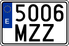 License plates of Spain, Ordinary (2000)