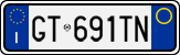 License plate of Italy, Cars (1994 year series)