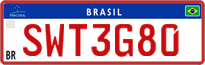 License plate of Brazil, Commercial vehicles (Mercosul)