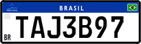 License plate of Brazil, Private owners (Mercosul)