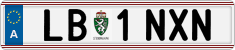License plate of Austria, Regular plates