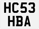 License plate of the United Kingdom, 2001 year system