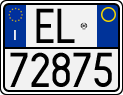 License plate of Italy, Motorcycles (1994 year series)