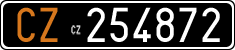 License plate of Italy, Cars (1927 year series)