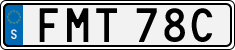 License plate of Sweden, Regular plates